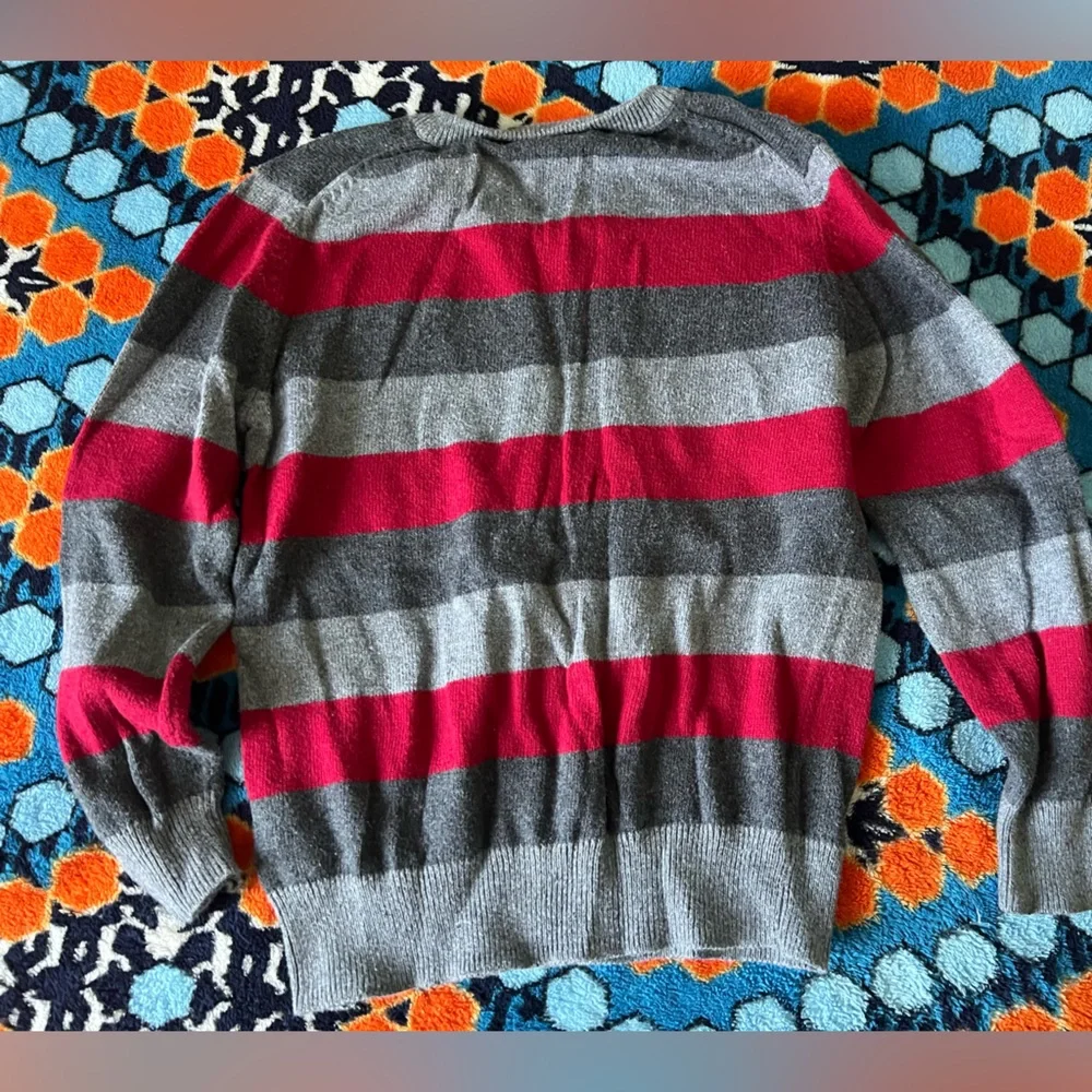 Gap Striped V-neck Sweater Cotton Boys